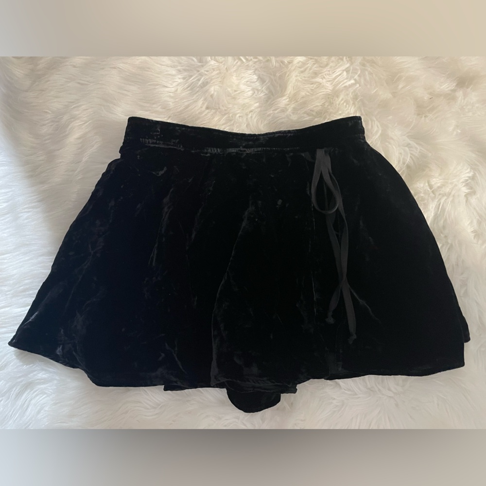 Free People Velvet Skort